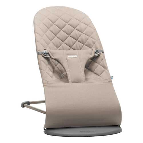 Шезлонг детский BabyBjorn Bliss Cotton Песочный в Детский мир