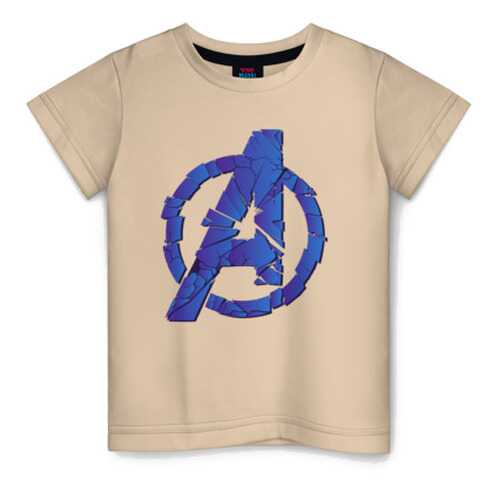 Детская футболка хлопок Avengers logo blue размер 104 в Детский мир