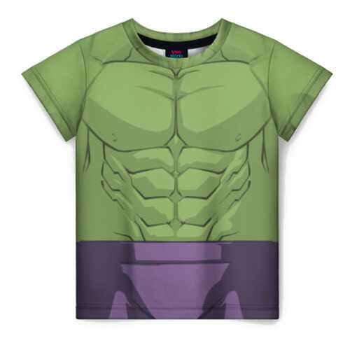 Детская футболка ВсеМайки 3D Hulk costume, р. 110 в Детский мир