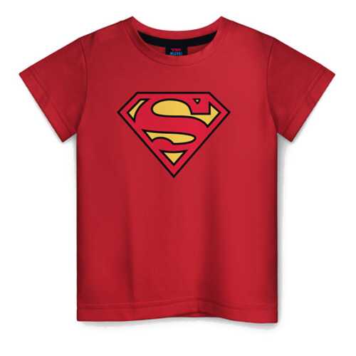 Детская футболка ВсеМайки Superman logo хлопок, р. 140 в Детский мир