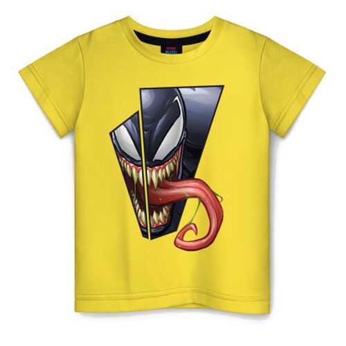 Детская футболка ВсеМайки Venom with tongue sticking out, размер 140 в Детский мир