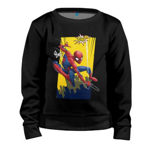 Детский свитшот ВсеМайки Comics Spider-Man, р. 140 в Детский мир