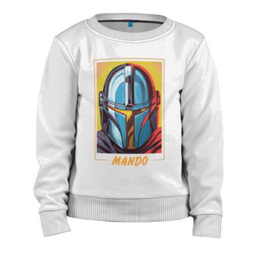 Детский свитшот ВсеМайки The Mandalorian хлопок, размер 152 в Детский мир