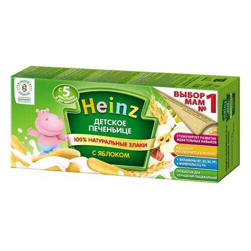 Печенье детское Heinz с яблоком, 5 мес., 24 шт по 160 г в Детский мир