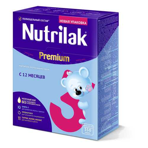 Молочная смесь Nutrilak Premium 3 от года 350 г в Детский мир