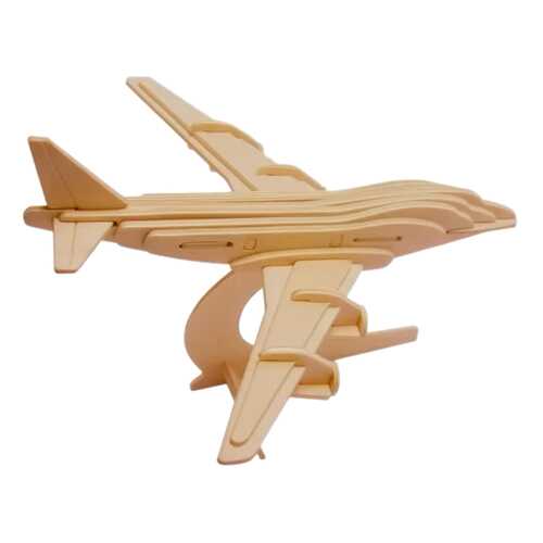 Модели для сборки VGA Wooden Toys P039 авиалайнер Боинг из дерева в Детский мир