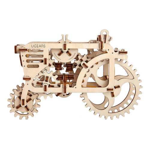 Сборная модель конструктор UGEARS Трактор в Детский мир