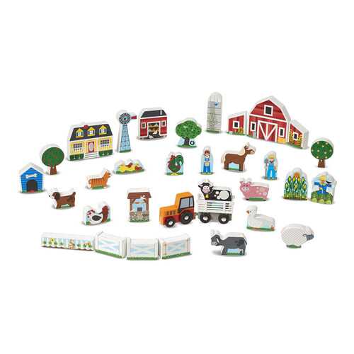 Деревянный игровой набор Melissa & Doug Ферма в Детский мир