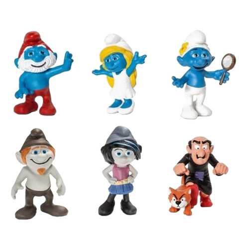 Набор фигурок Смурфики 6 шт Schleich The Smurfs 41339 в Детский мир