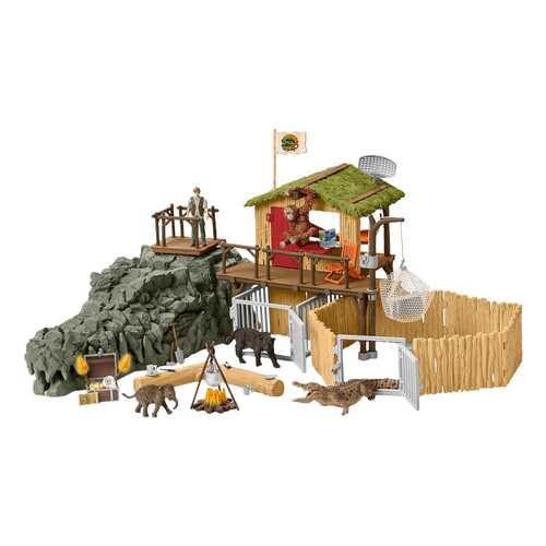 Schleich Игровой набор Schleich Исследовательская станция в джунглиях 42350 в Детский мир