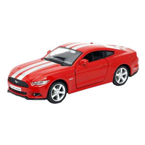 Машина металлическая RMZ 1:32 Ford 2015 Mustang with Strip инерционная красный 554029C-RD в Детский мир