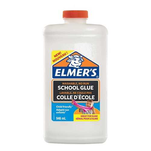 Клей для слайма Elmers School Glue белый 946 мл в Детский мир