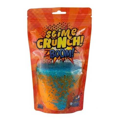 Слайм Волшебный мир Crunch-slime BOOM с ароматом апельсина, 200 гр в Детский мир