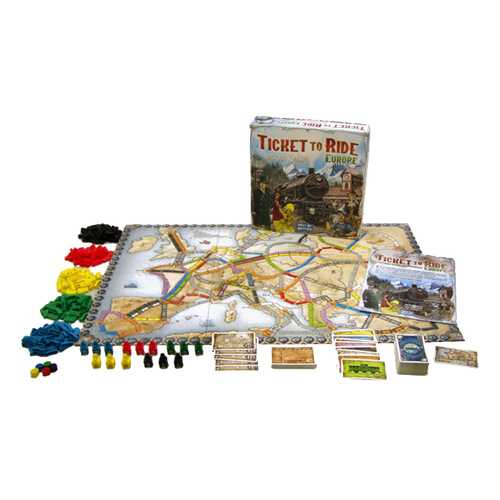 Настольные ролевые игры Hobby World Ticket to Ride Европа 31458 в Детский мир