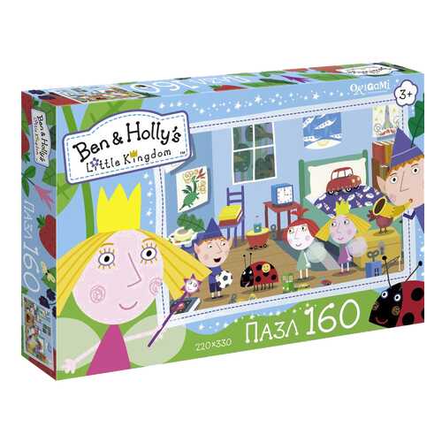 Пазл Origami Давай играть! Ben&Holly 160 элементов 02862 в Детский мир