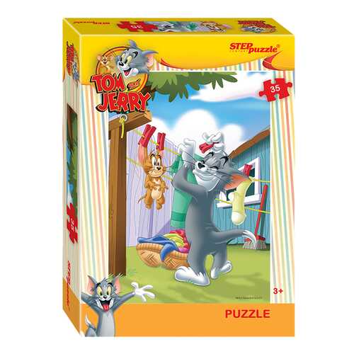 Пазл Step Puzzle Том и джерри 35 элементов в Детский мир