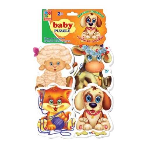 Пазл Vladi Toys Baby puzzle. Домашние любимцы в Детский мир