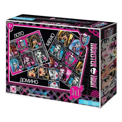 Семейная настольная игра Origami Monster High в Детский мир