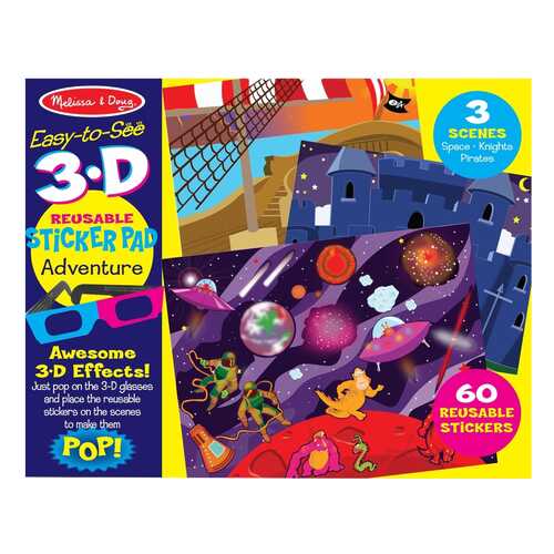 Набор для творчества Melissa&Doug творчество приключения С 3D Очками (9375) в Детский мир