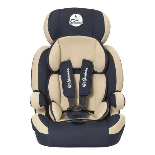 Автокресло Mr Sandman Voyager Isofix 9-36 Кг Т, Синий-Бежевый в Детский мир