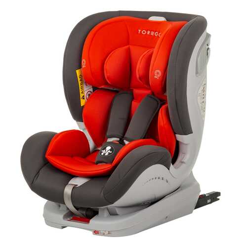 Автокресло TOREGO DRIVE ISOFIX Серый/Оранжевый в Детский мир