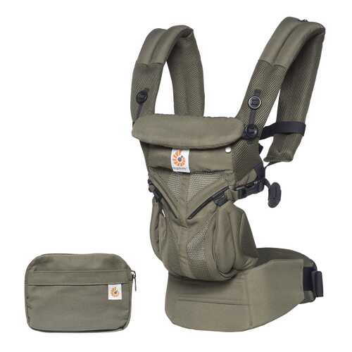 Рюкзак-кенгуру Ergobaby OMNI 360 Cool Air Mesh - Khaki Green в Детский мир