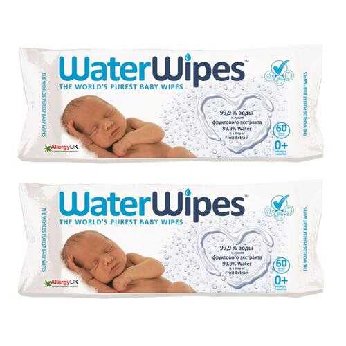 Детские влажные салфетки WaterWipes 2x60 шт. в Детский мир