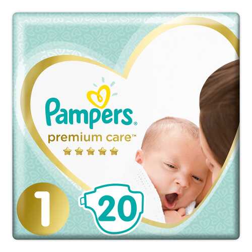 Подгузники для новорожденных Pampers Premium Care Newborn (2-5 кг) 20 шт. в Детский мир